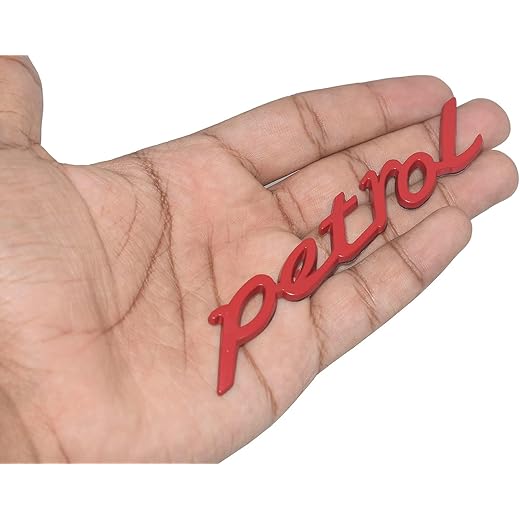 Sakuun Sleek Petrol 3D Metal Chrome Emblem 11.5x2cm