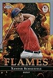 2024 TOPPS CHROME US OLYMPIC & PARALYMPIC HOPEFULS FLAMES REFRACTOR #F-7 XANDER SCHAUFFELE GOLF MULTISPORT OFFICIAL TRADING CARD OF MULTISPORT
