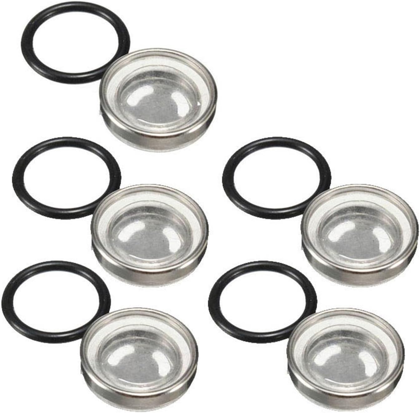 18mm główny cylinder hamulcowy wziernik zbiornik zabrudzenia motocyklowe uszczelka rowerowa 14mm 12mm 10mm (Color : 5pcs 14.5mm)