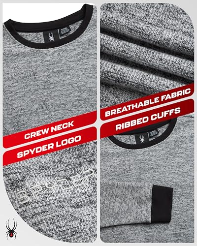 Spyder Womens Sweaters - Super Soft Lightweight Sweater with Ribbed Cuffs Womens Long Sleeve Tops Sweat Shirt (Sizes S-XL)2