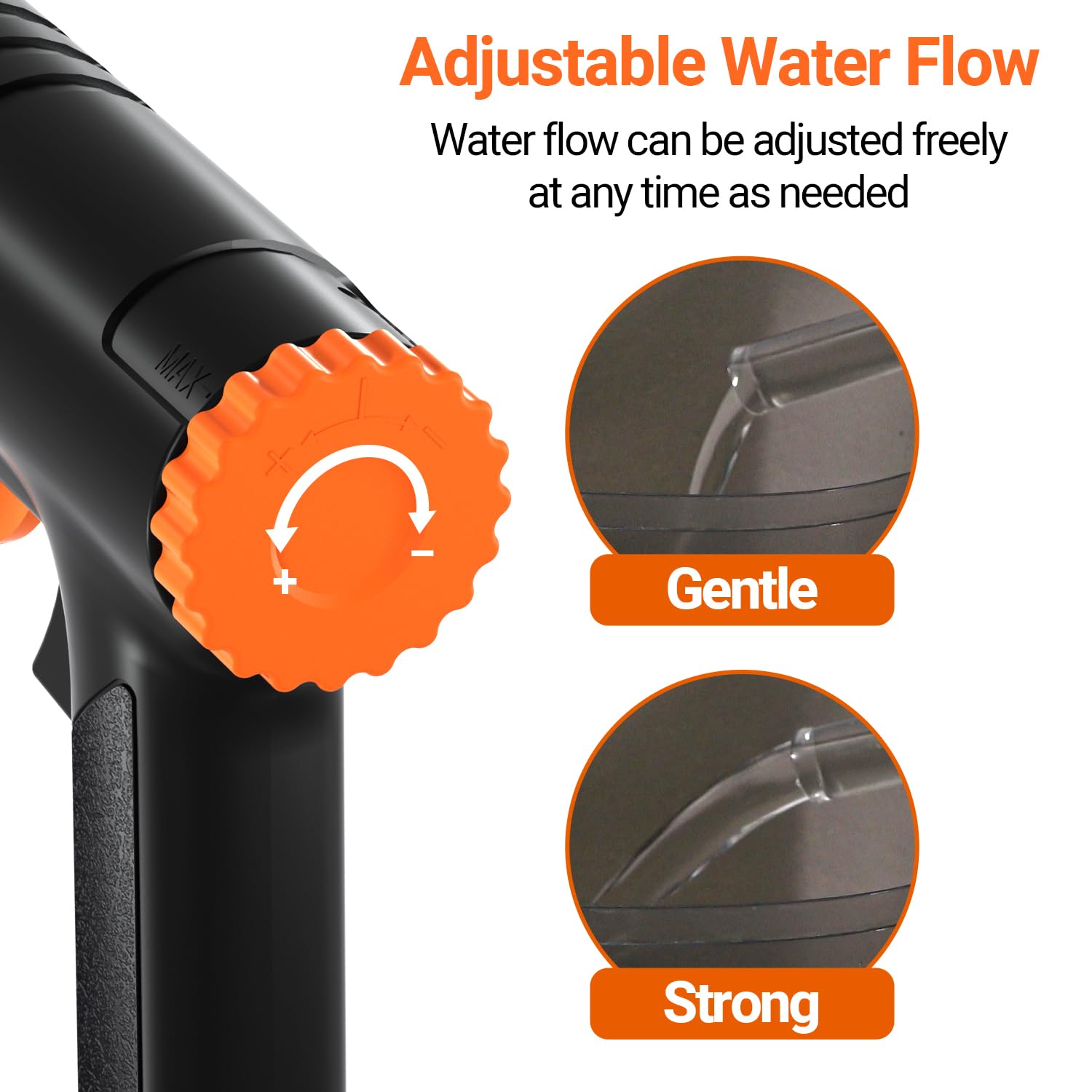 Yaubay Limpiador manual de grava para acuario, aspirador de sifón para pecera, con flujo de agua ajustable para eliminar la suciedad, cambiar el agua y lavar arena herramientas de limpieza de acuarios | Flujo de agua ajustable para eliminar la suciedad, e