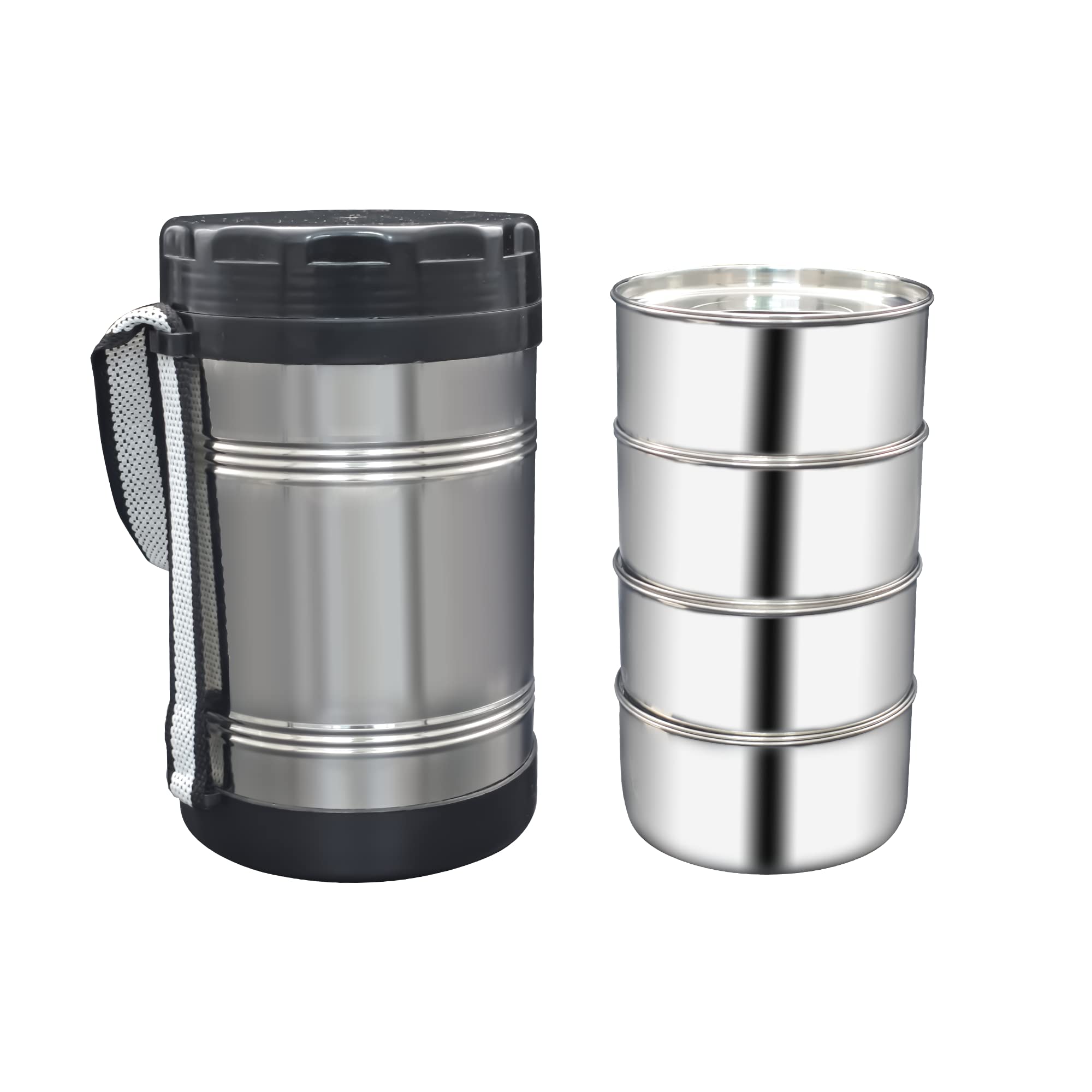 See full amazon price history chart for GALOOF Stainless Steel 3 Container Thermosteel Tiffin Box | Lunchbox for Office, School, Outing, Collage, Travel (350 ml Container) (4 Container) GALOOF Stainless Steel 3 Container Thermosteel Tiffin Box | Lunchbox for Office, School, Outing, Collage, Travel (350 ml Container) (4 Container) (B0BMXMGWWN) Amazon Price History, Amazon Price Tracker