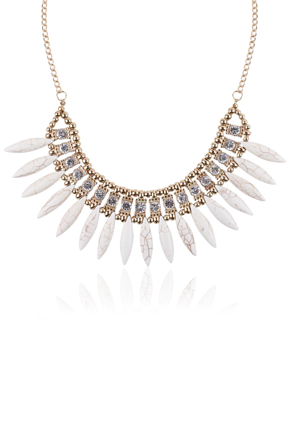 Women's Shining Diva Statement Necklace, Bold Design