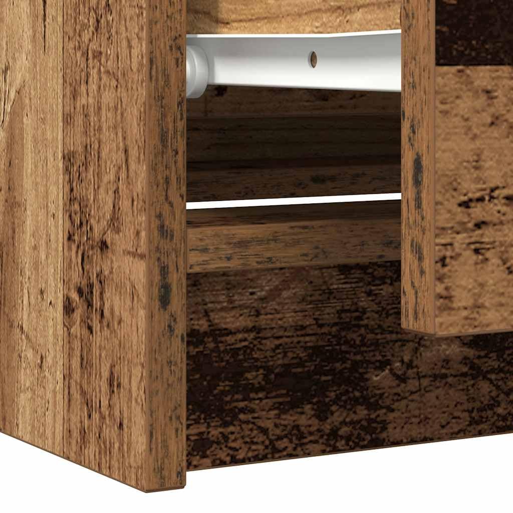 vidaXL Mueble de TV de Madera Antigua 100x35x54 cm Madera ingeniería