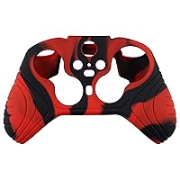 Vista 3 de PlayVital Samurai Edition Anti Slip Silicone Case Cover for Xbox Elite Wireless Controller Series 2, Ergonomic Soft Rubber Skin Protector for Xbox