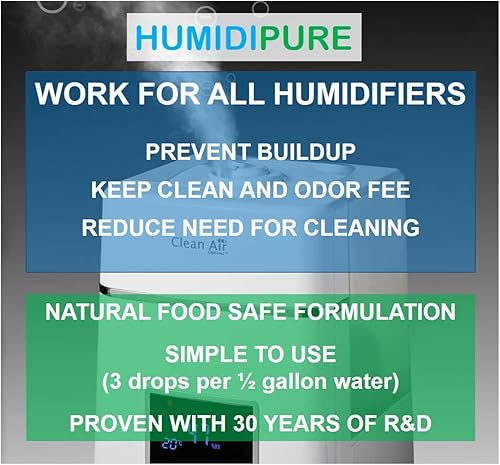 Miniatura 2 de HUMIDIPURE Concentrado natural de grado alimenticio. 200 días + aditivo de tratamiento humidificador*. Evita la acumulación de viscosidad, crujiente
