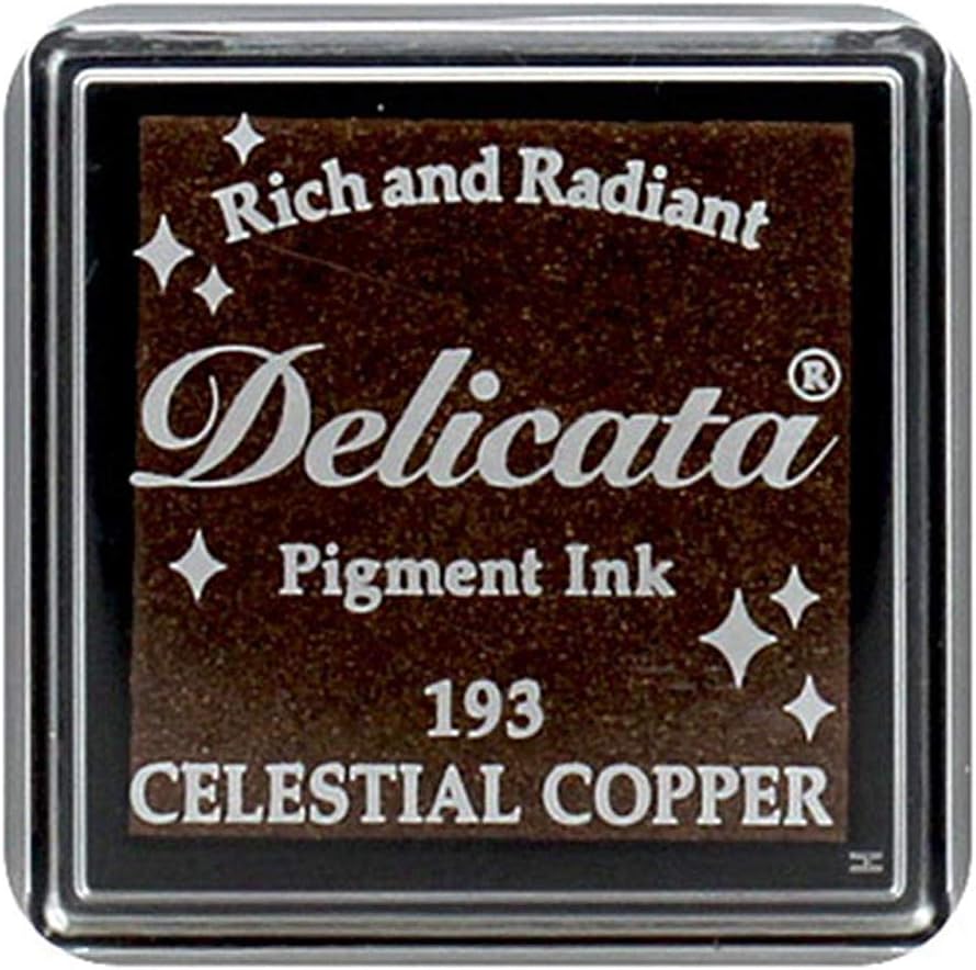 Tsukineko Ink Pad, Acrylic, Celestial Copper, 3.4 x 3.4 x 2 cm