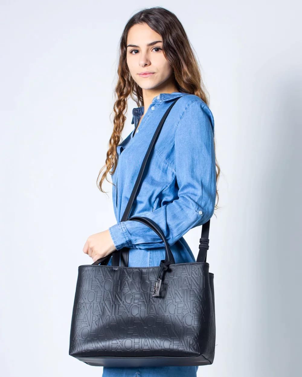 Armani Exchange Liz - Medium Open Shopping Umhängetasche