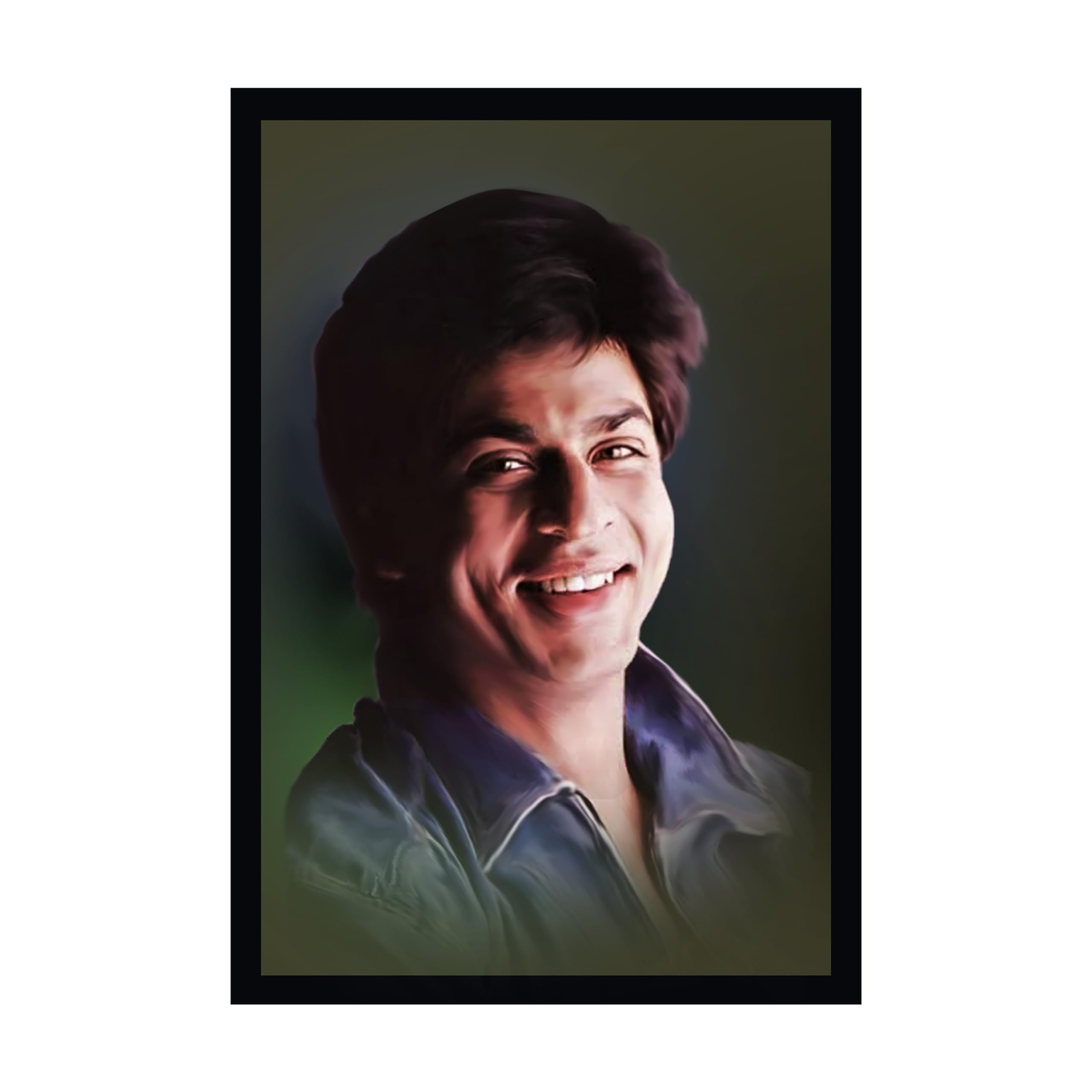 Custom Photo Frame, Frameless Design, Upload Photo Printing on Matte Black Wood, 8x12 inches