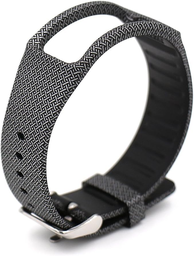 Smart Watch Wireless Replacement Bracelet Bands for Samsung Galaxy Gear Fit R350 (Black Cross)