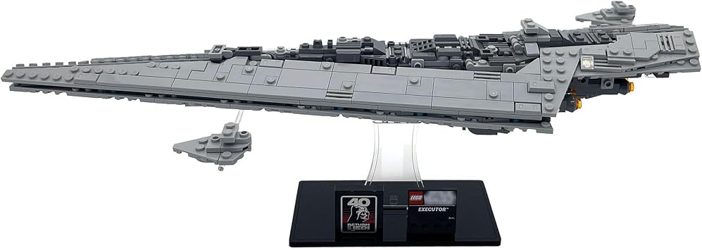 Display Stand Compatible with 75356 - Executor Super Star Destroyer- Lego Acrylic Display Stand - Set Not Included