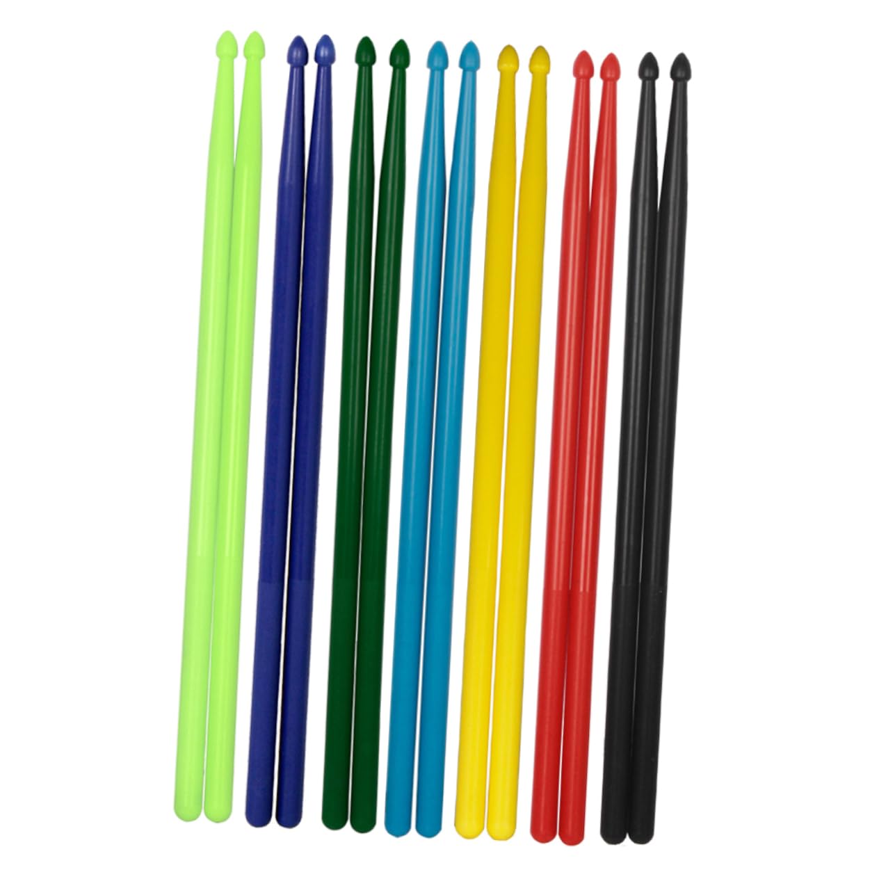 BESTonZON Bacchette in Nylon 5a per Allenare Il Ritmo Queste Bacchette Leggere E Colorate per Anni