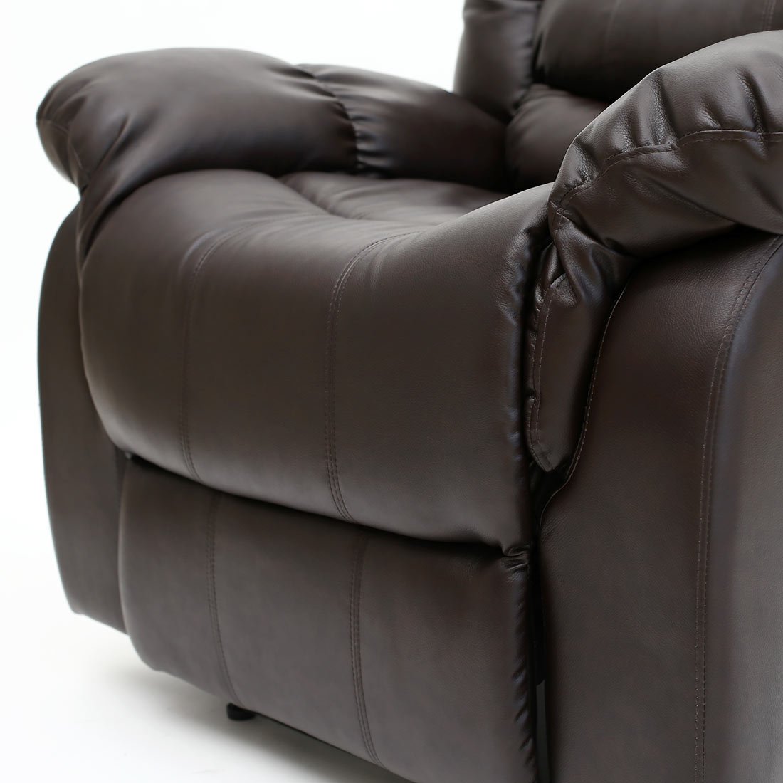 SEATTLE BONDED LEATHER RECLINER ARMCHAIR SOFA HOME LOUNGE CHAIR