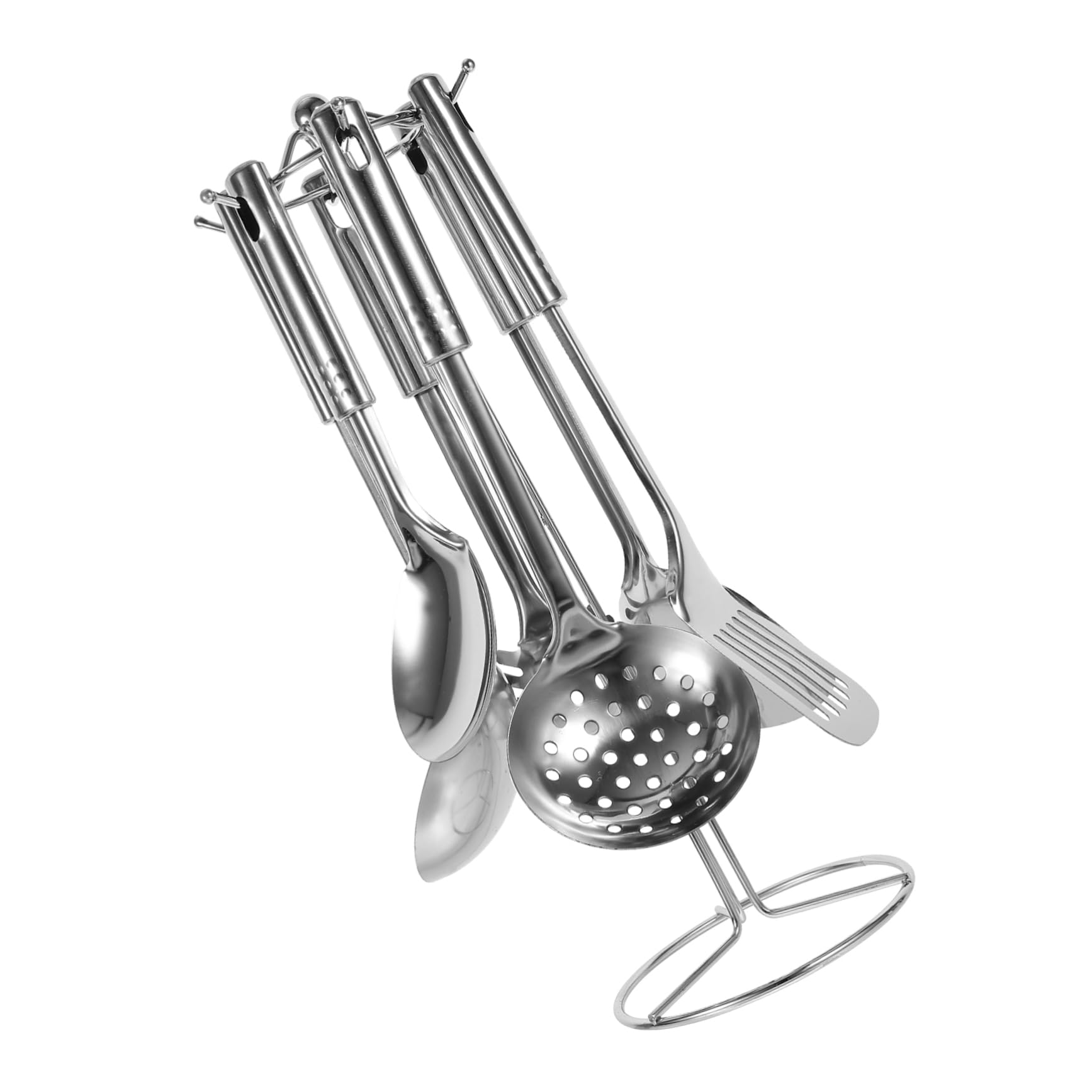 Garneck Set Di Utensili Da Cucina in Acciaio Inossidabile 6 Pezzi 1 Griglia Set Di Utensili Da Cucina Robusti