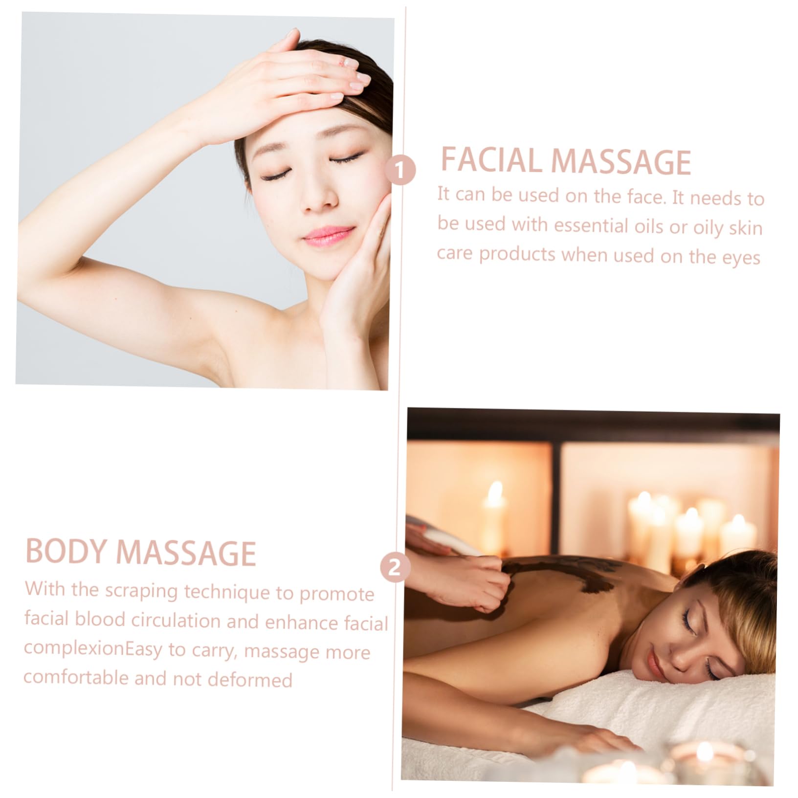 FRCOLOR 3sätze Gua Scraping Boards Aus Rosenquarz Und Grüner Aventurin Fanshaped Massagewerkzeuge Durchblutung Und Reduzierung Von Gesichtsschwellungen Für Körper Und Gesichtsmassage