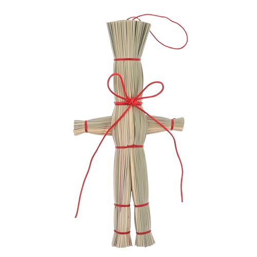 SUPVOX Halloween Creepy Handmade Witch Doll Scary Grass Decoration for