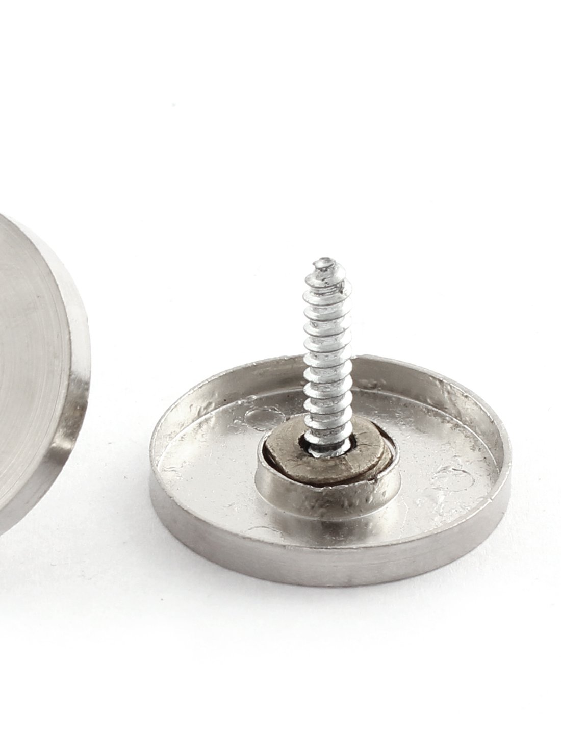 Aexit 8 Pcs quality Parts 26mm Dia Advertising Glass Tea Table Decorative Screw Cap Mirror Nails Model:83as211qo307