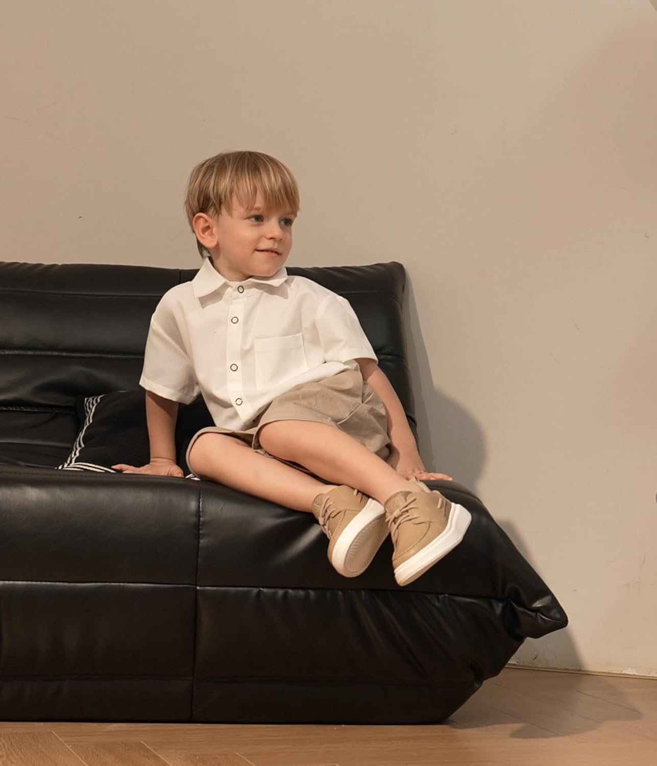 GINNI Boys Dress Shoes Slip On Boat Shoes Lightweight Loafers Casual Comfortable School Shoes for Toddler/Little Kid/Big Kid - Image 3