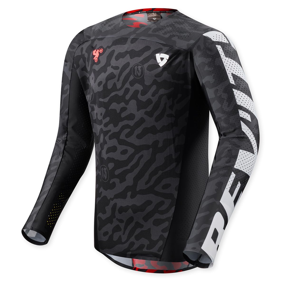 Revit x Pol Tarrés Thirteen Maglia da motocross, nero, XL