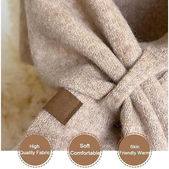 Pashmina Wraps For Women,2025 Upgraded Knitted Pashmina Shawl Wraps,Women's Lightweight Knitted Top Shawl Design2