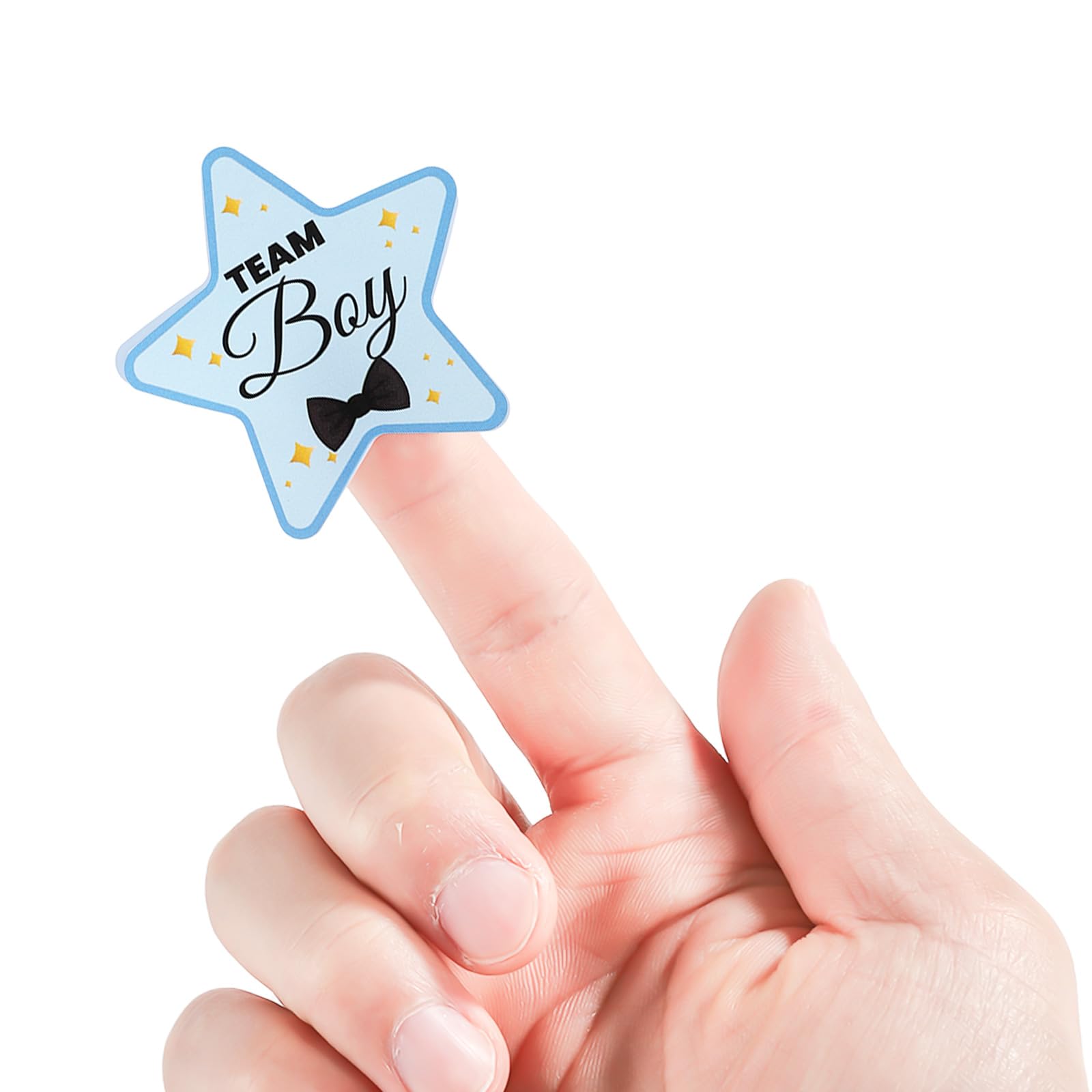 54 Stück Gender Reveal Aufkleber - Rosa & Blau 5cm Für Babyparty