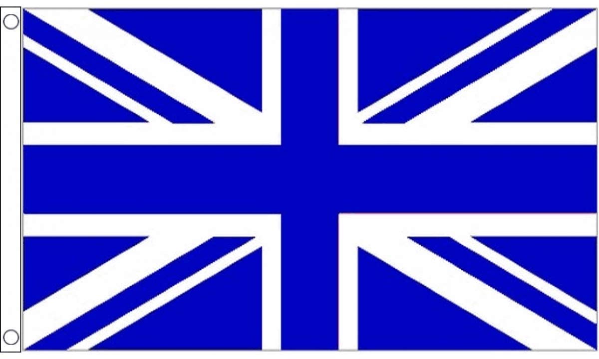 Flagsuperstore Blue Flagsuperstore© Union Jack Royal Flag - Large 5 X 3 Ft - 100% Polyester With Eyelets
