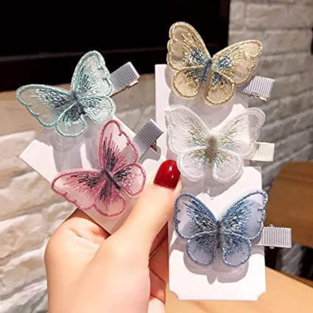 RSJ TRADERS-5 Pcs Butterfly Hair Clips Baby Hairpin Alligator hair pin For Kids Girls Hair Accessories Best Birthday Return Gifts for Kids Party (B0C9V5W1QT) Amazon Price History, Amazon Price Tracker