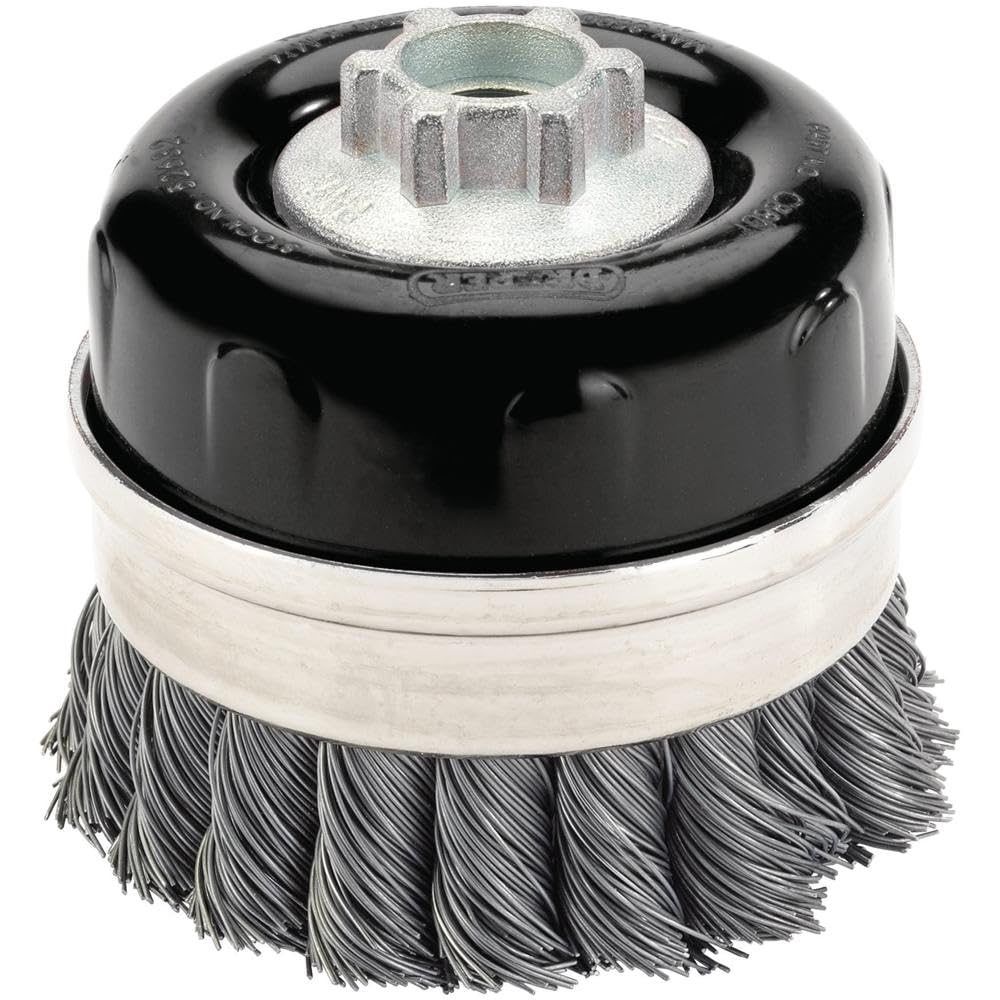 Draper 52632 Expert Twist węzeł druciany pędzel do kubka, 80 mm x M14
