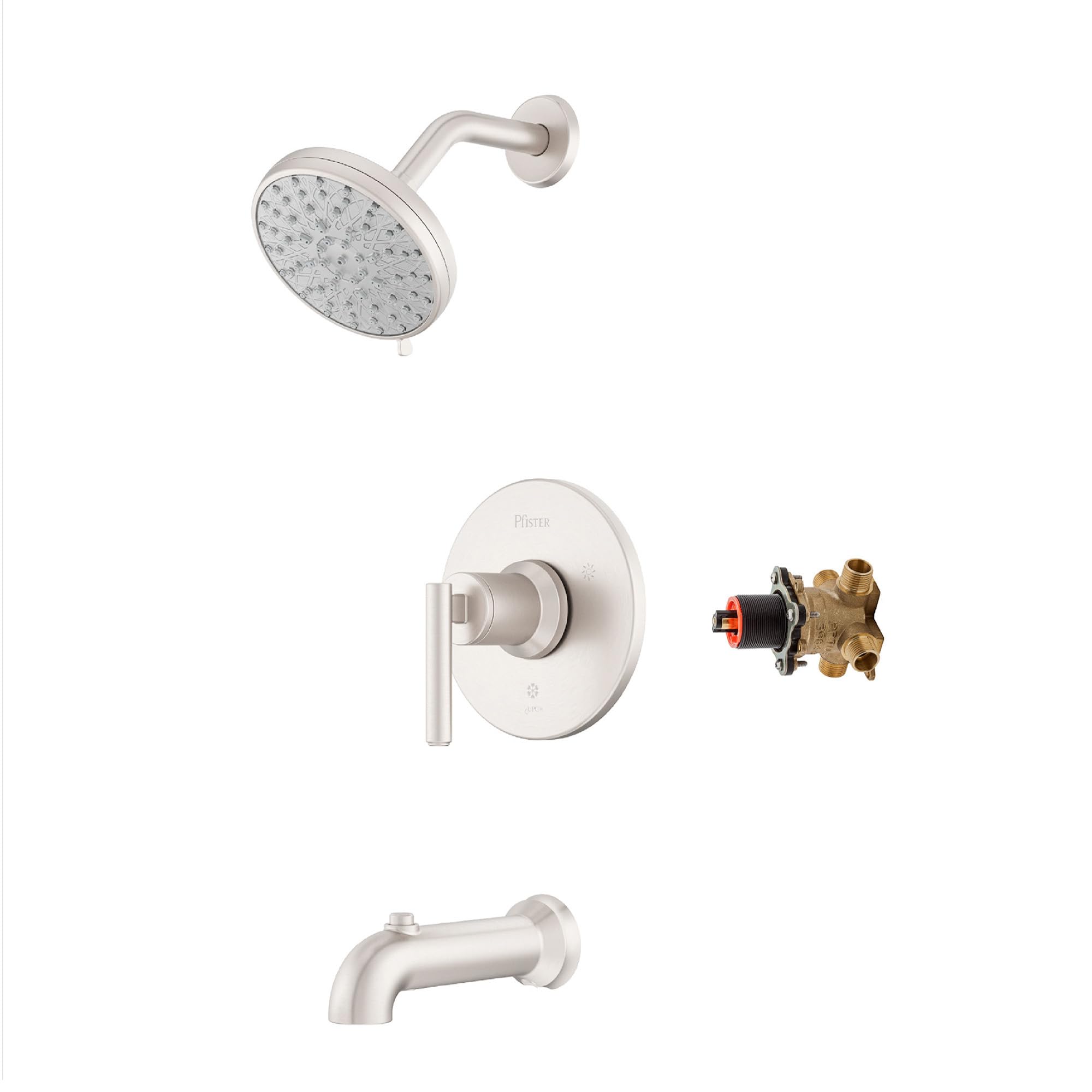 Photo 1 of Pfister Capistrano Tub & Shower Trim Kit - Brushed Nickel