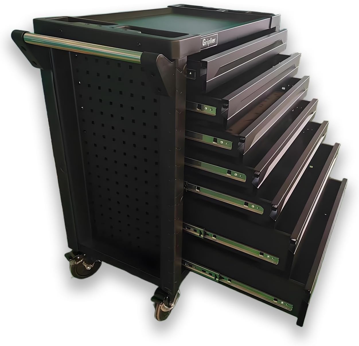 7-Drawer Rolling Tool Chest,34.2W x 18.1D x 37.4H inches,Tool Storage Cabinet with Brake Wheels,Lock & Key for Garage, Warehouse,Repair Shop,Workshop
