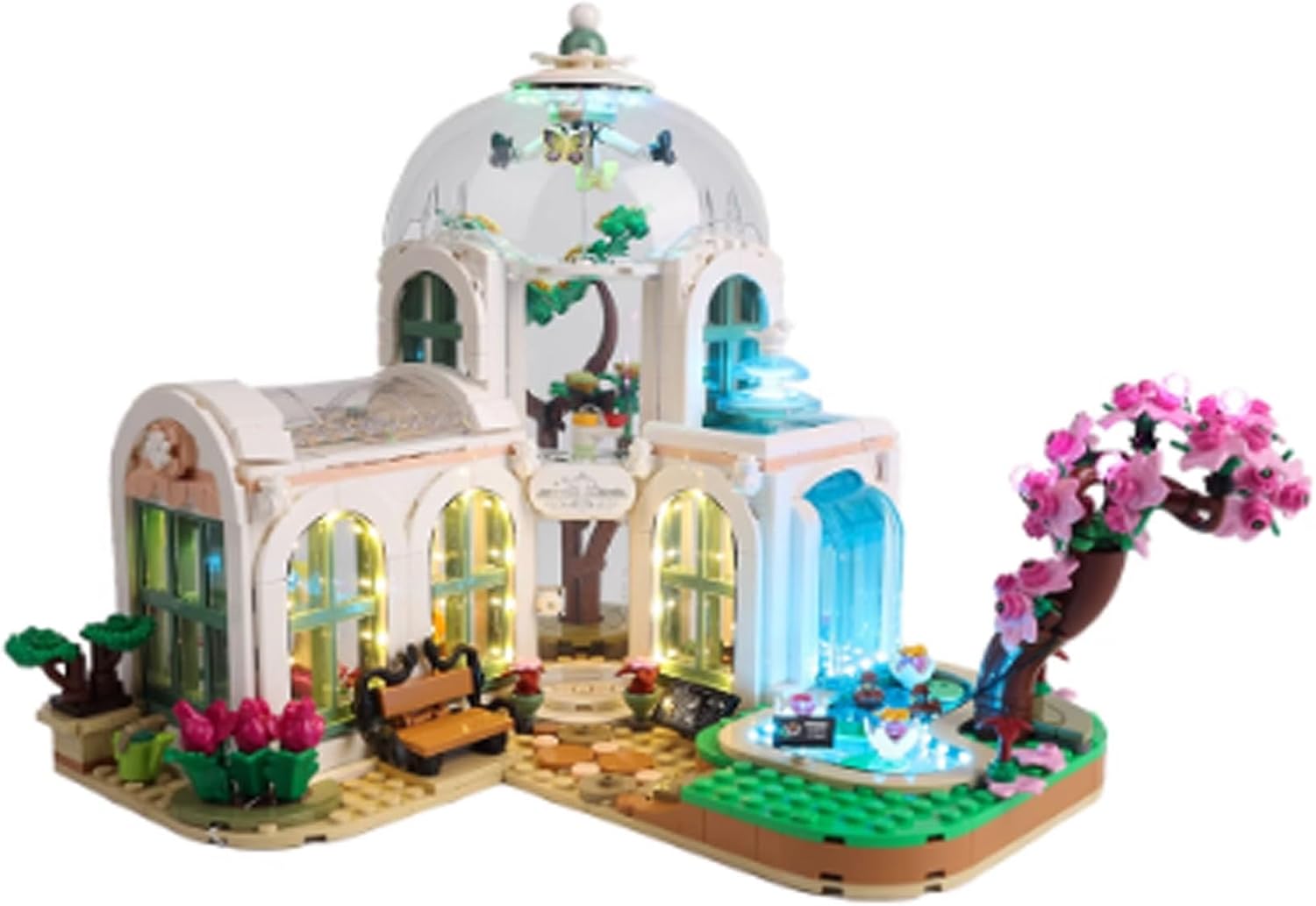 LED Lighting Kit Compatible with Lego 41757 Wondrous Botanical Garden Series LED Light Set (Model Kit Not Included - Lighting Components Only)