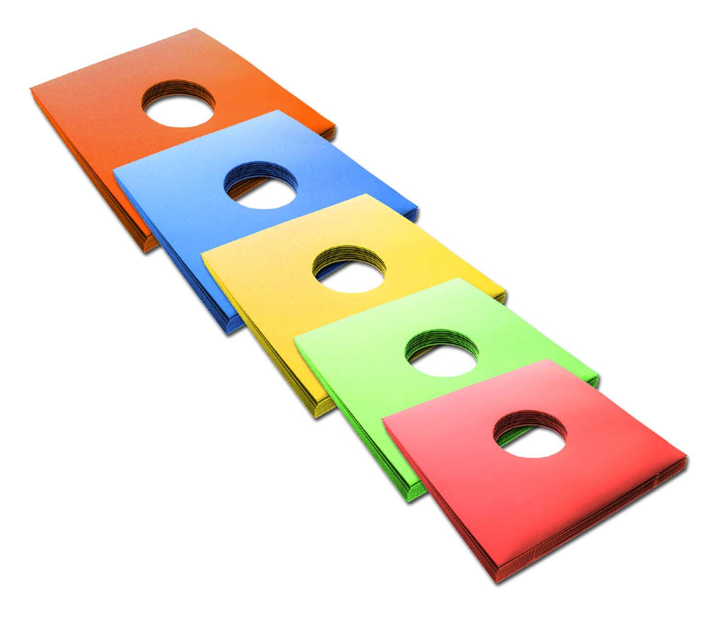 25 Fundas - Carpetas de Carton para Discos de Vinilo LP en Colores Variados/Ref. 1428
