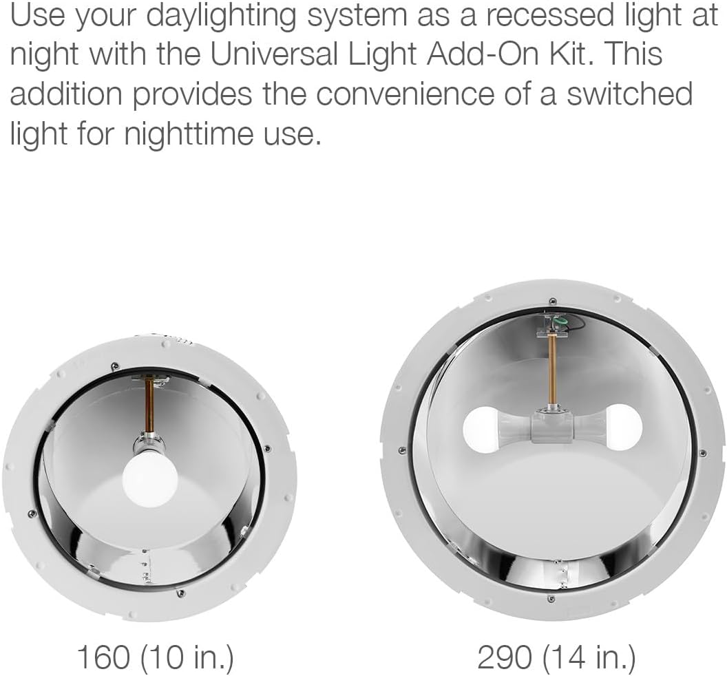 Solatube Light Add-On Kit installed in a bathroom