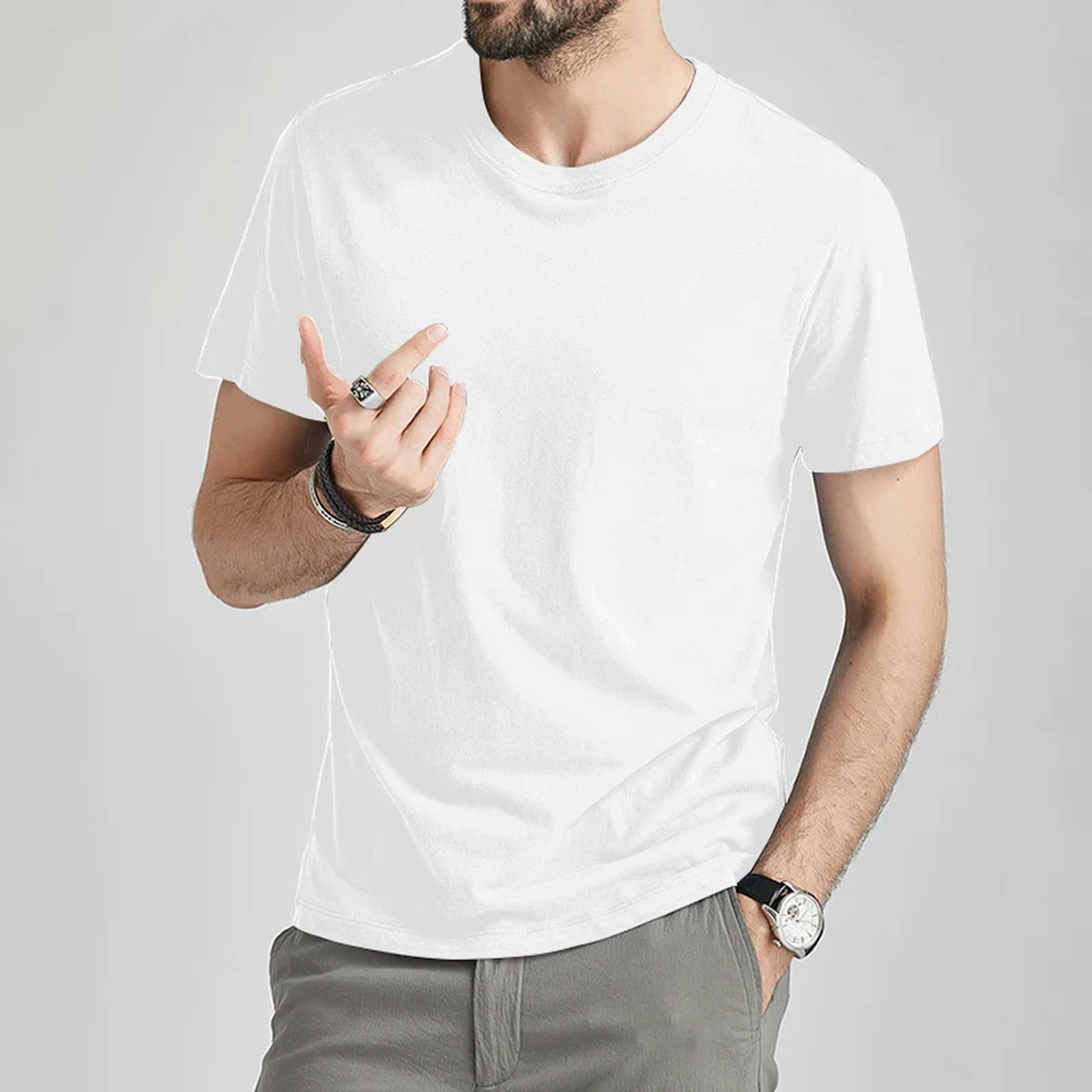 t Shirt Męskie Koszulki Męskie Letnie Koszulki Damskie Kolor Bawełna Niebieski Krótki T-Shot Męskie Tee