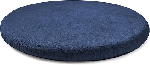 Gumcoly Cojín redondo para asiento de silla de 13 pulgadas, cojín de espuma viscoelástica para asientos, antideslizante para silla de cocina, cojín