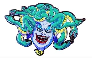 Greek God Scary Horror Mashup Enamel Pin