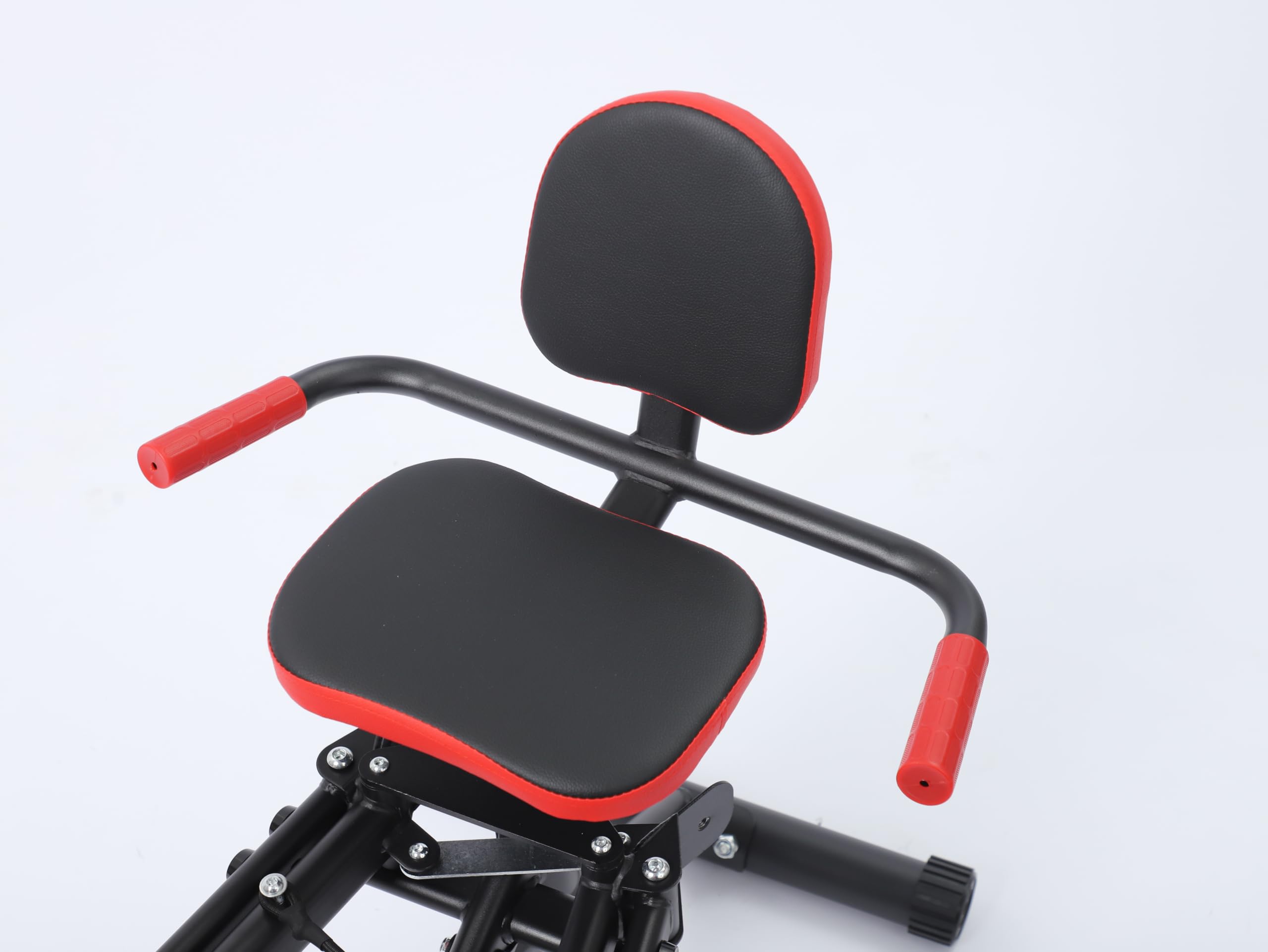 Po Trainer Oberschenkeltrainer mit verstellbarem Widerstandsbänder | Beinspreizer, Adduktoren und Abduktoren, PU Polstern, Bauch Beine Trainingsgerät für Zuhause, Glute Machine