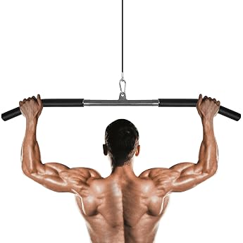 Lyndwin Lat Pull Bar Biceps Bar Pull Up Bar Muscle Pull Bar for Home Bodybuilding Crossfit Strength Training Fitness Gym Spor