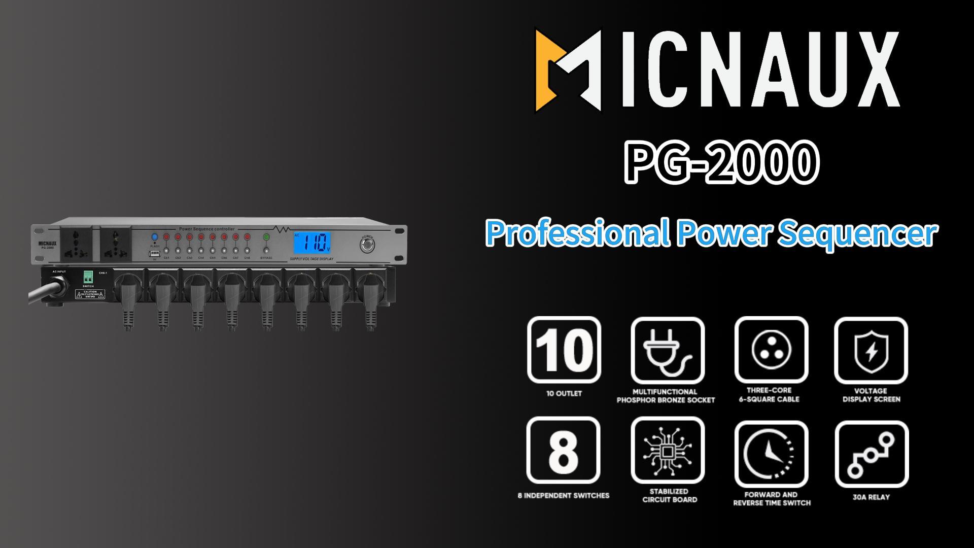 Amazon.com: MICNAUX Rack Mount Power Conditioner 20A Sequencer for