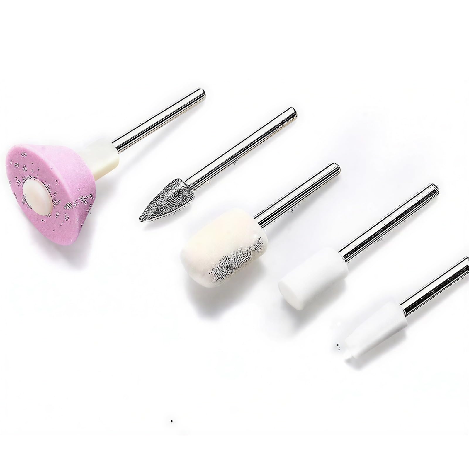 Strumenti per smerigliatrice dentale elettrica per molatura, lucidatura, pulizia, restauro sicuro con 5 teste 1 pezzo