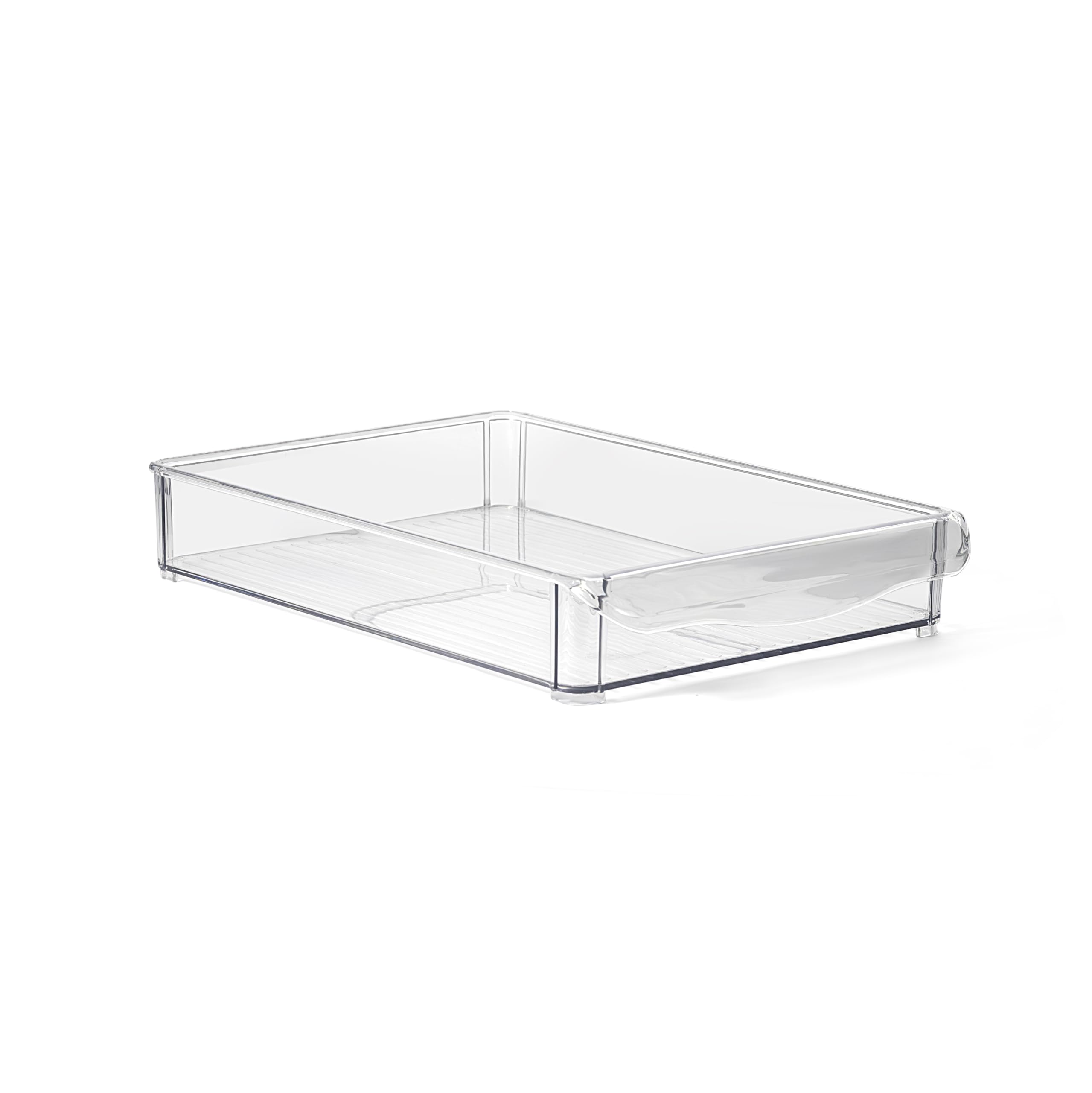 INABOX Med-Flat Clear Tray, 30x20x5 cm, Polystyrene (PS) – Transparent Small Storage Tray, No Lid, Ideal for Organizing & Fridge Box-image-10