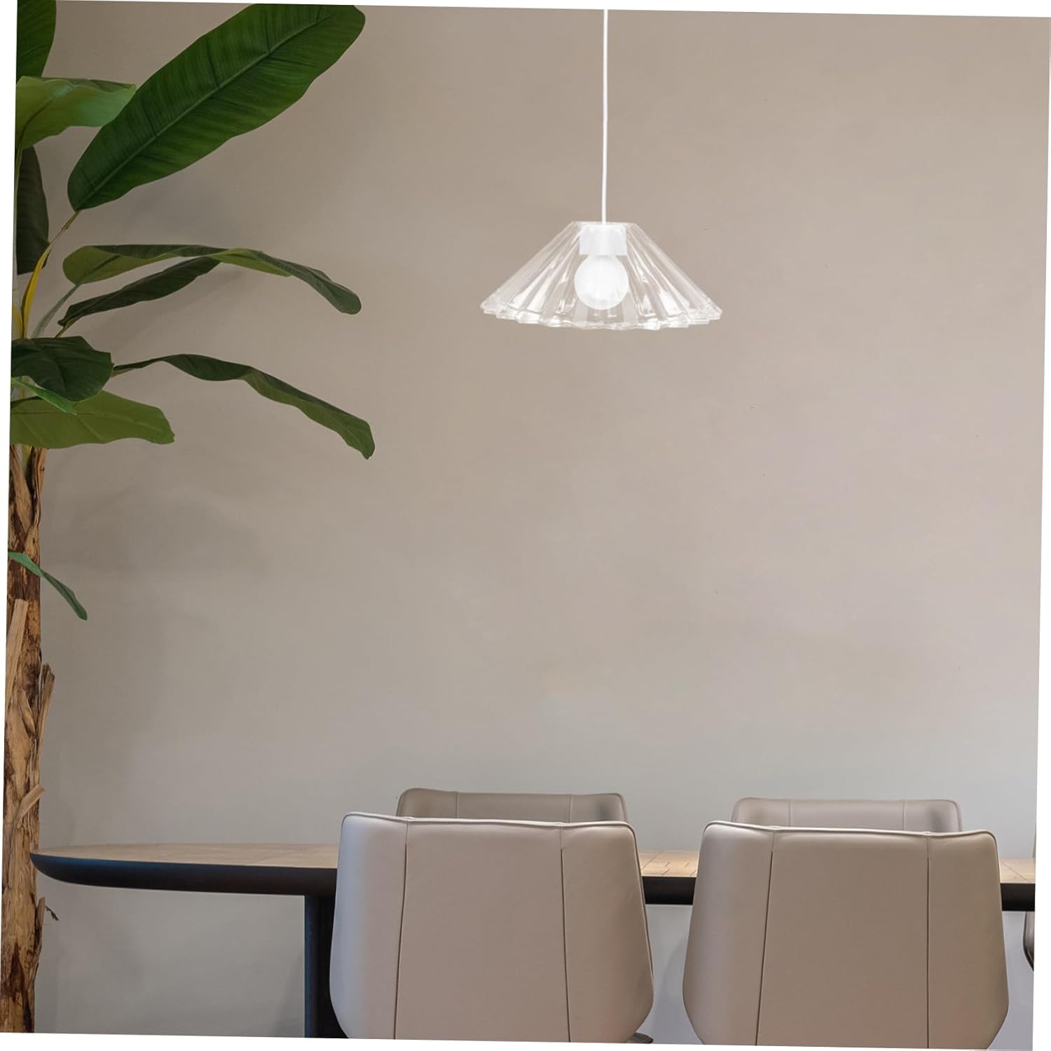 jojofuny Lampshade for Chandelier Vanity Lamp Pendant Lamp Ceiling Light Shade Upgrade to Glass