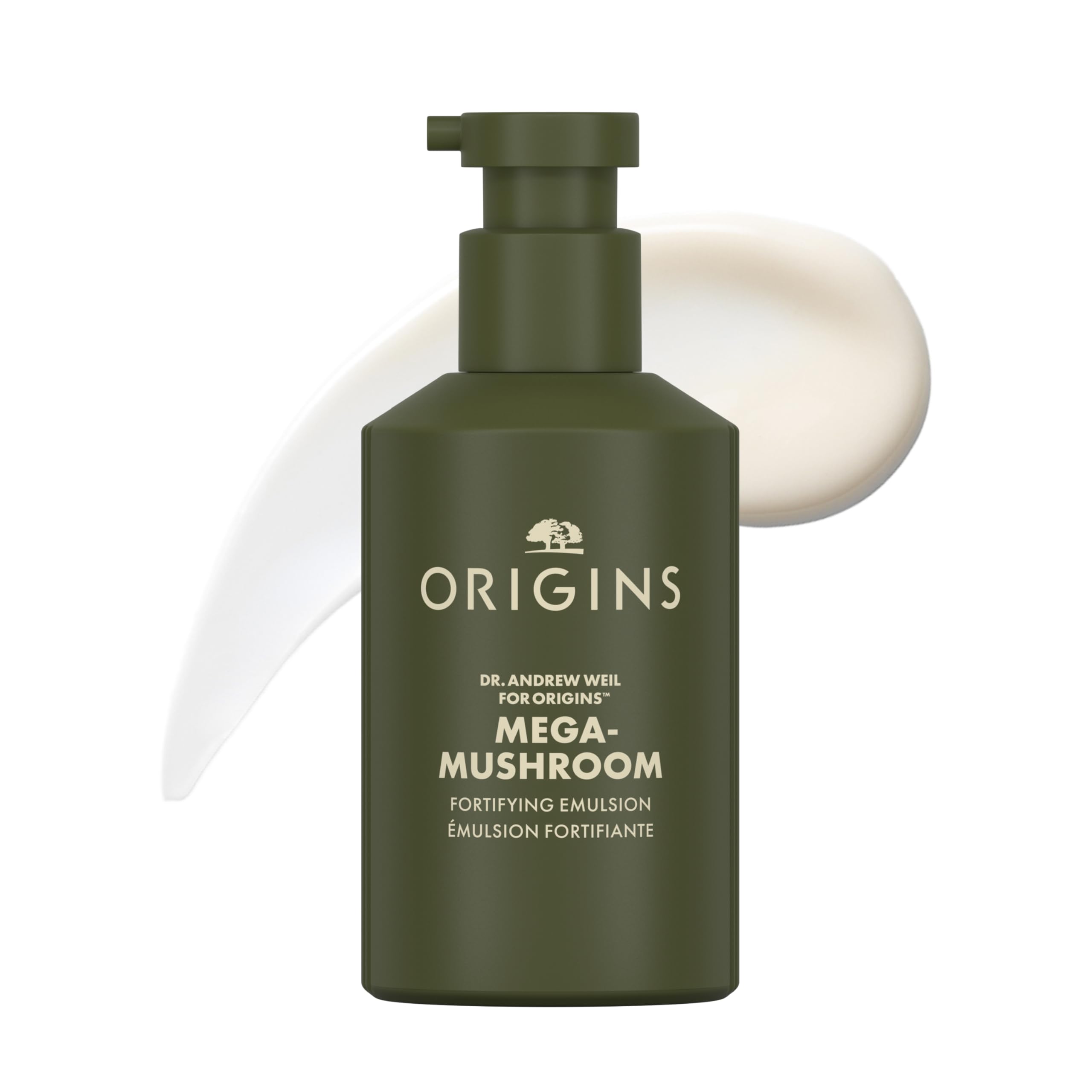 Origins Mega-Mushroom Lightweight Moisturizer | Hydrates, Visibly Reduces Redness & Strengthens Skin | With Reishi Mushroom, 100 ml