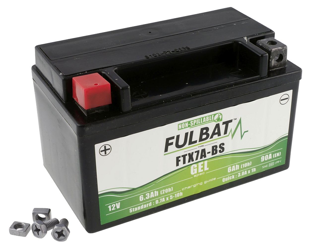 Batterie Fulbat SLA GEL FTX7A-BS GEL 12 V 6.3 AH