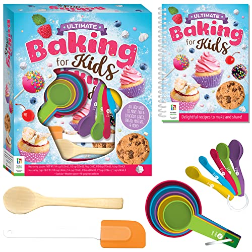 Hinkler Ultimate Baking for Kids Kit - Cookbooks for Kids - Cooking with Children - Baking Utensils and Guides - Children's Hobbies - Learn to Bake - Baking for Kids Aged 8 to 12