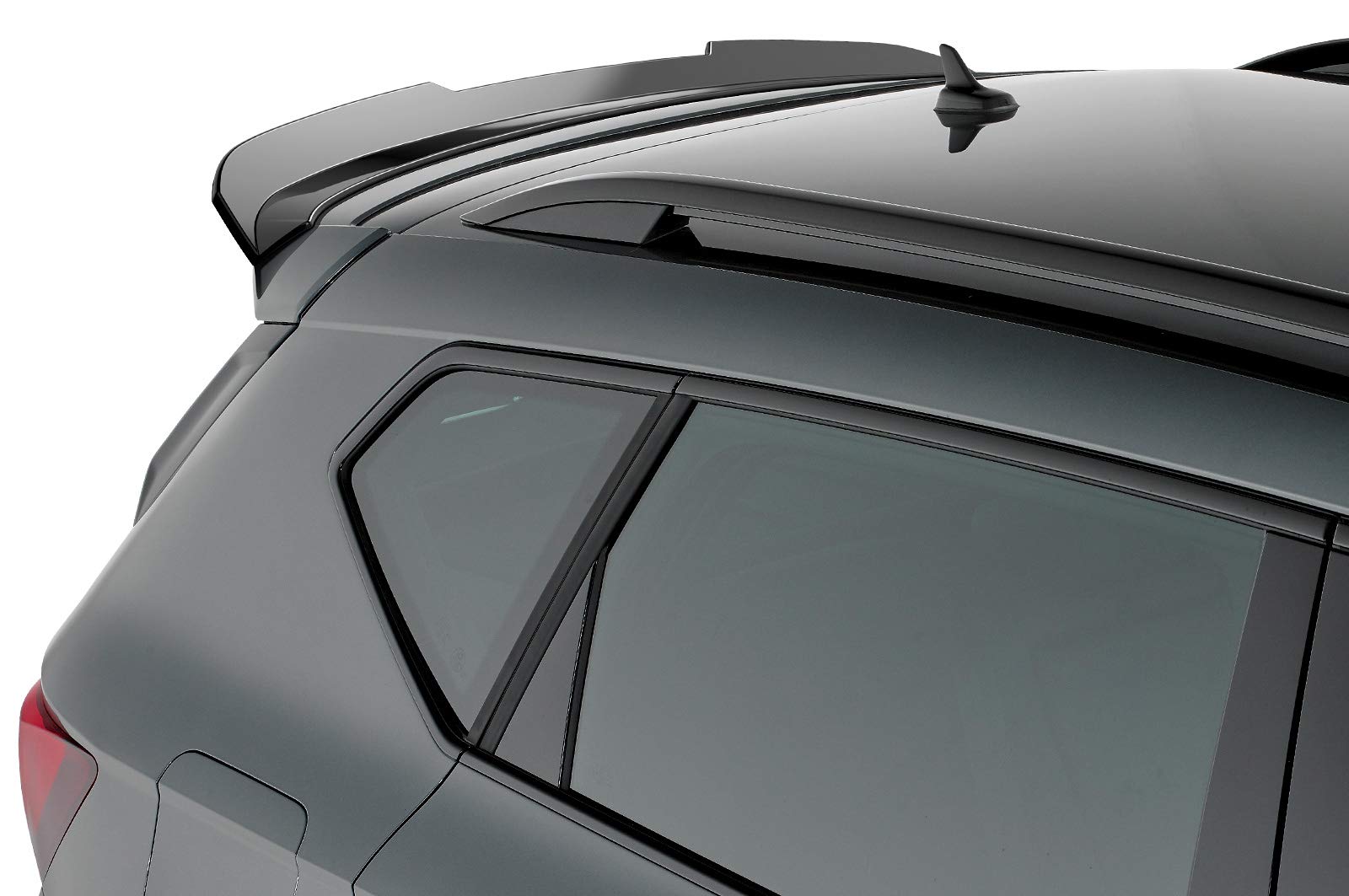 CSR-Automotive Heckflügel schwarz glänzend Hochglanz schwarz ABS Kompatibel mit Cupra Ateca HF669-G