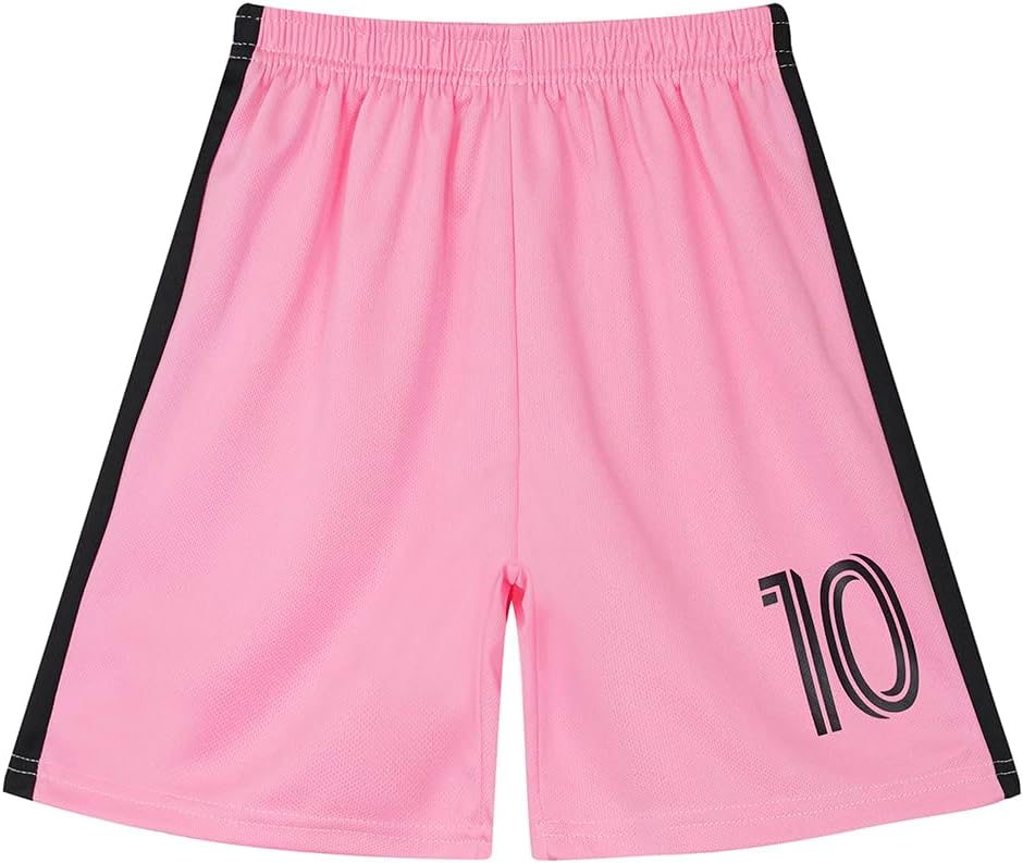 2024-25 Pink Black Soccer Football Jerseys for Kids Boys Girls Youth