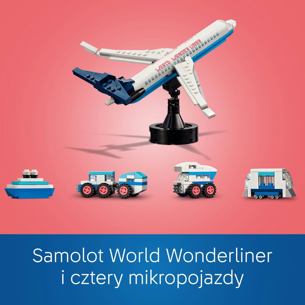 LEGO Wspomnienia z podróży, Zestaw Kreatywny dla Całej Rodziny, Mapa Świata do Zbudowania, Ciekawa Dekoracja Ścienna i Ozdoba do Salonu, Pomysł na Prezent dla Nastolatków i dla Podróżników, 41838