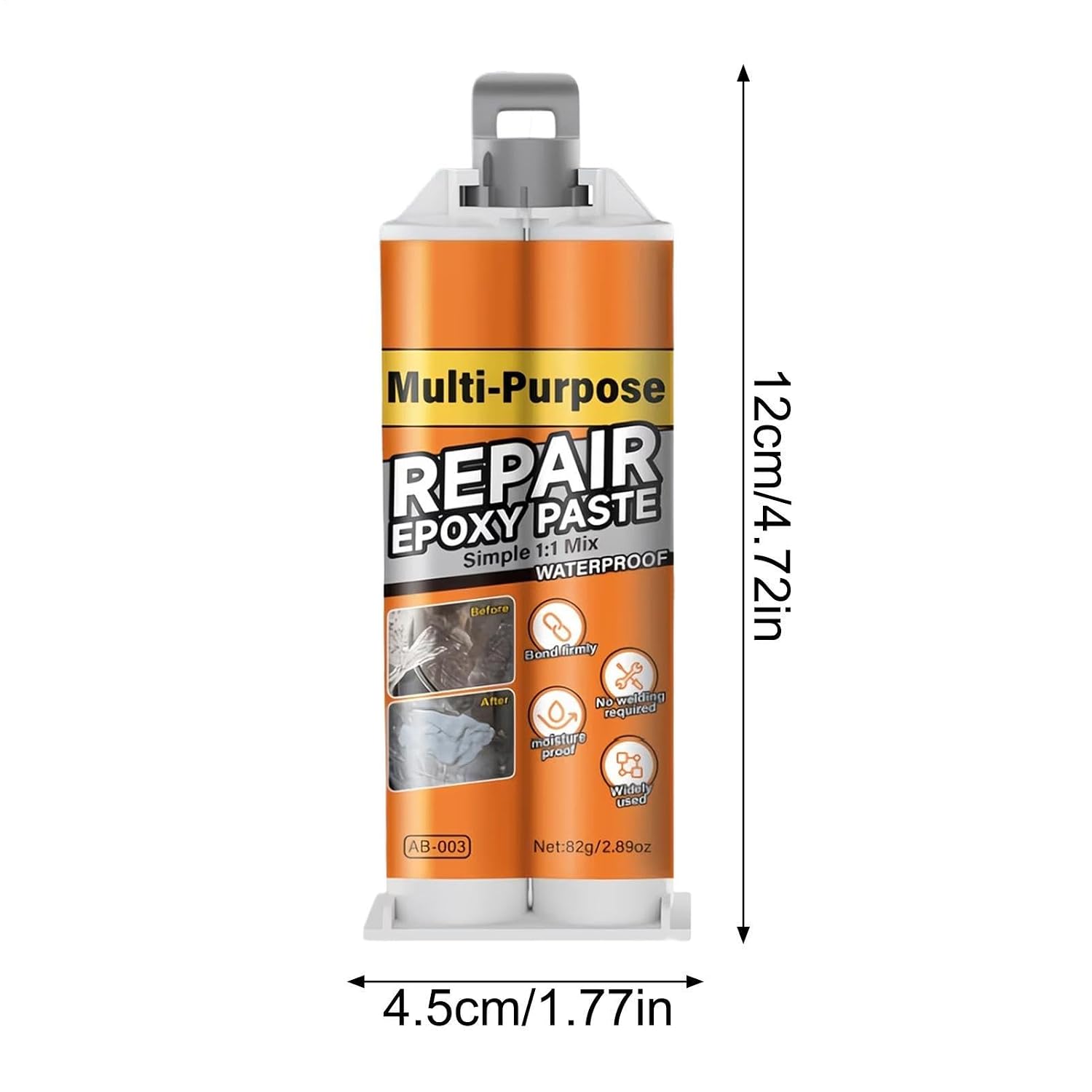 Metal Repair Glue 85ml Casting Temperature Resistant Adhesive Filler