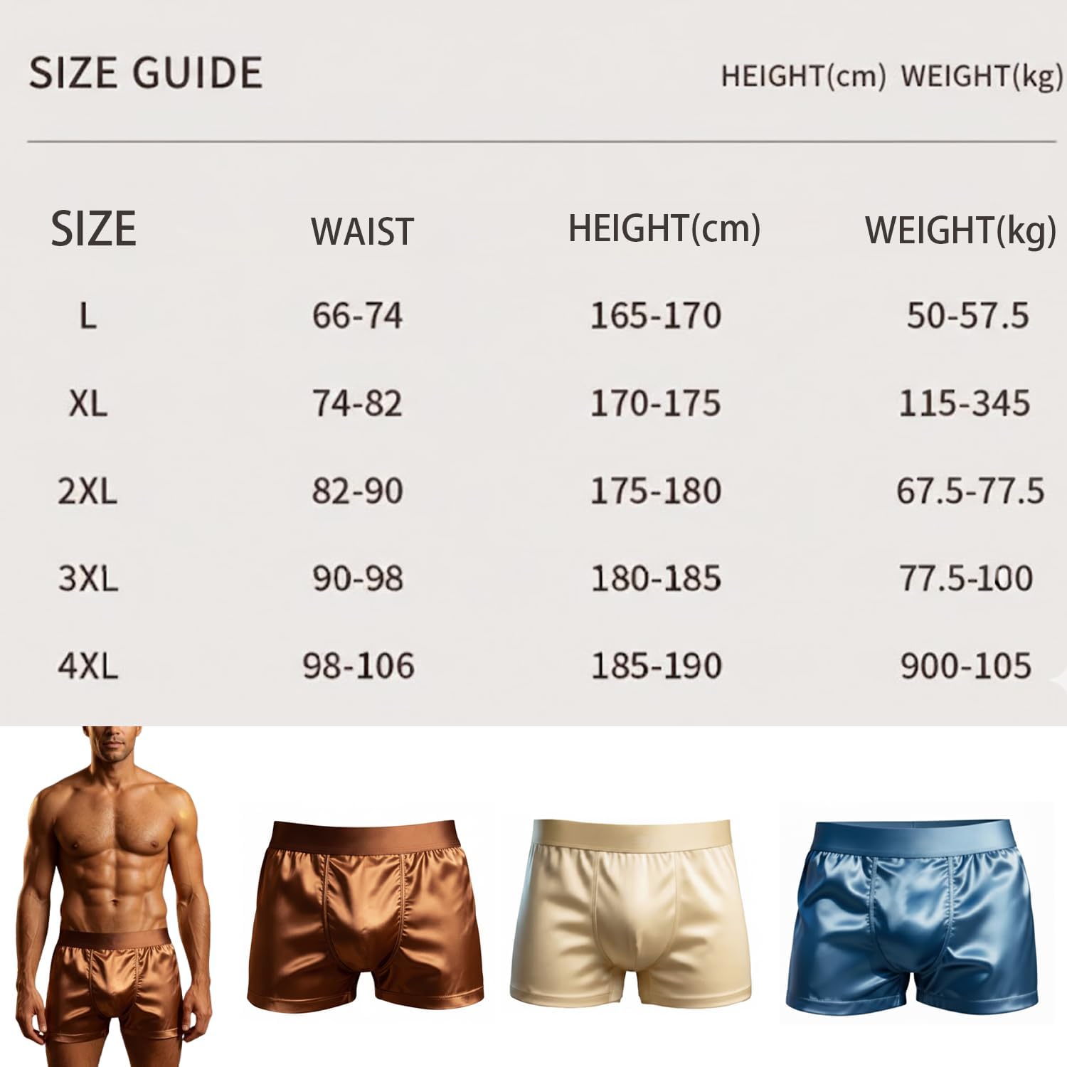 Men Premium Silk Boxer | All-Day Comfort, Men's Breathable Smooth Mulberry Silk Boxers Briefs - Image 7